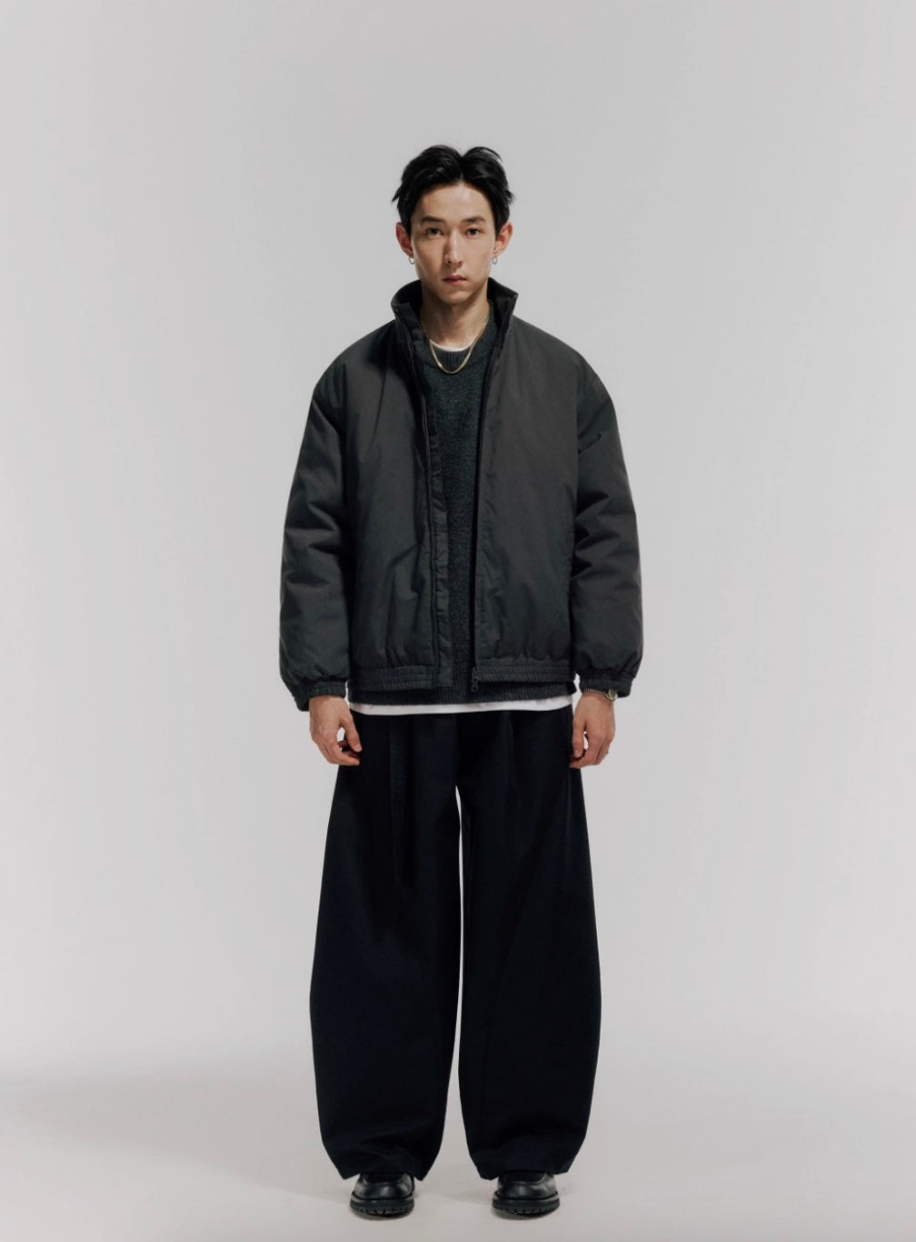 MASSULTI 中綿 スタンドカラージャケット MB4934