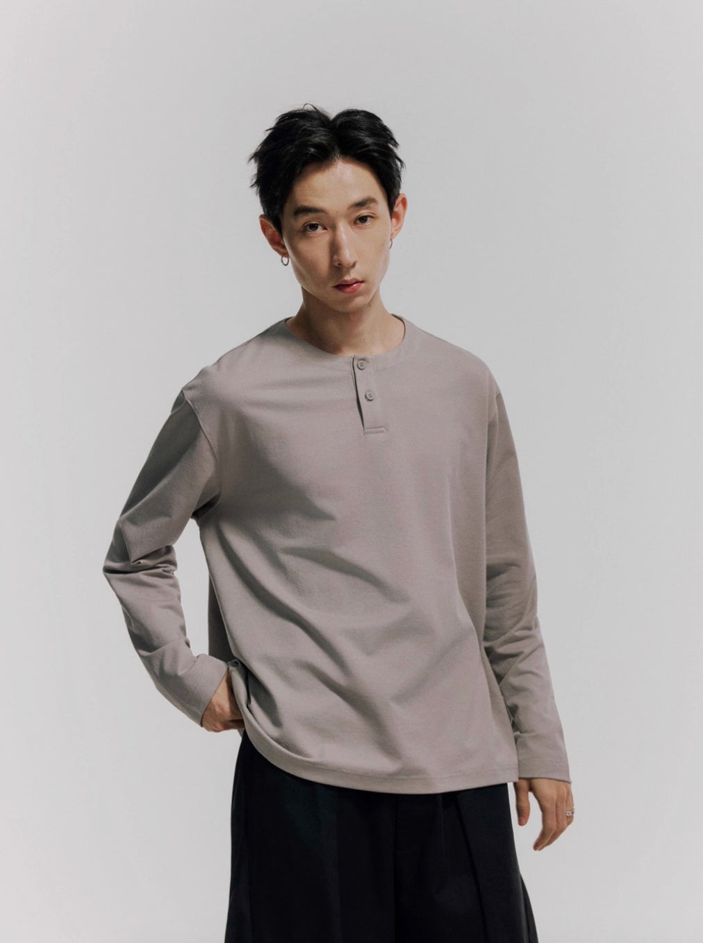 MASSULTI ヘンリーネックシャツ MB4941