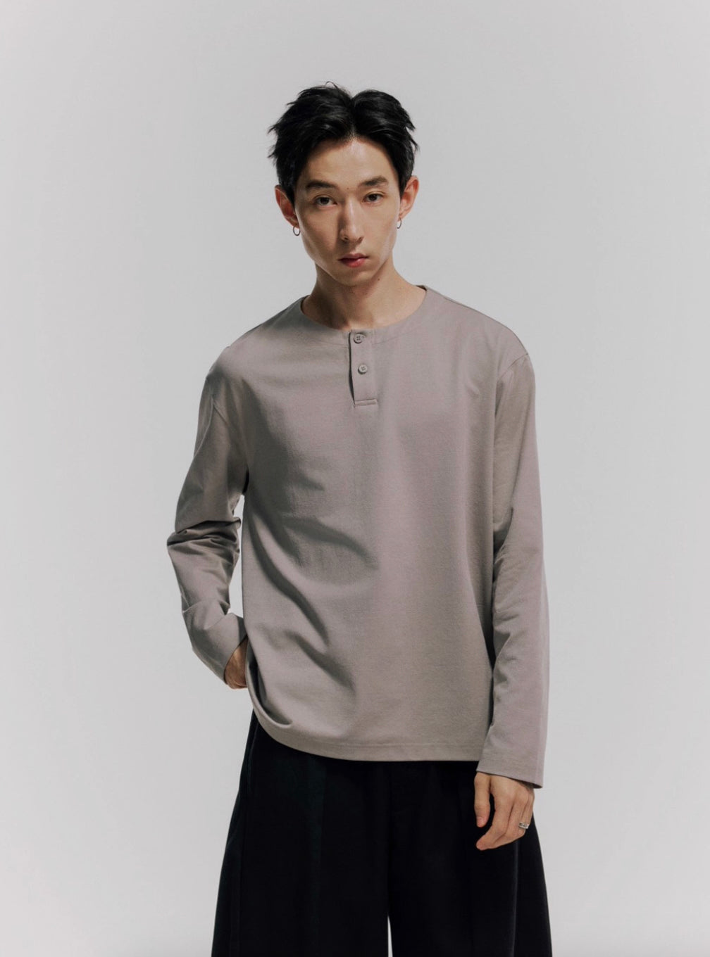 MASSULTI ヘンリーネックシャツ MB4941