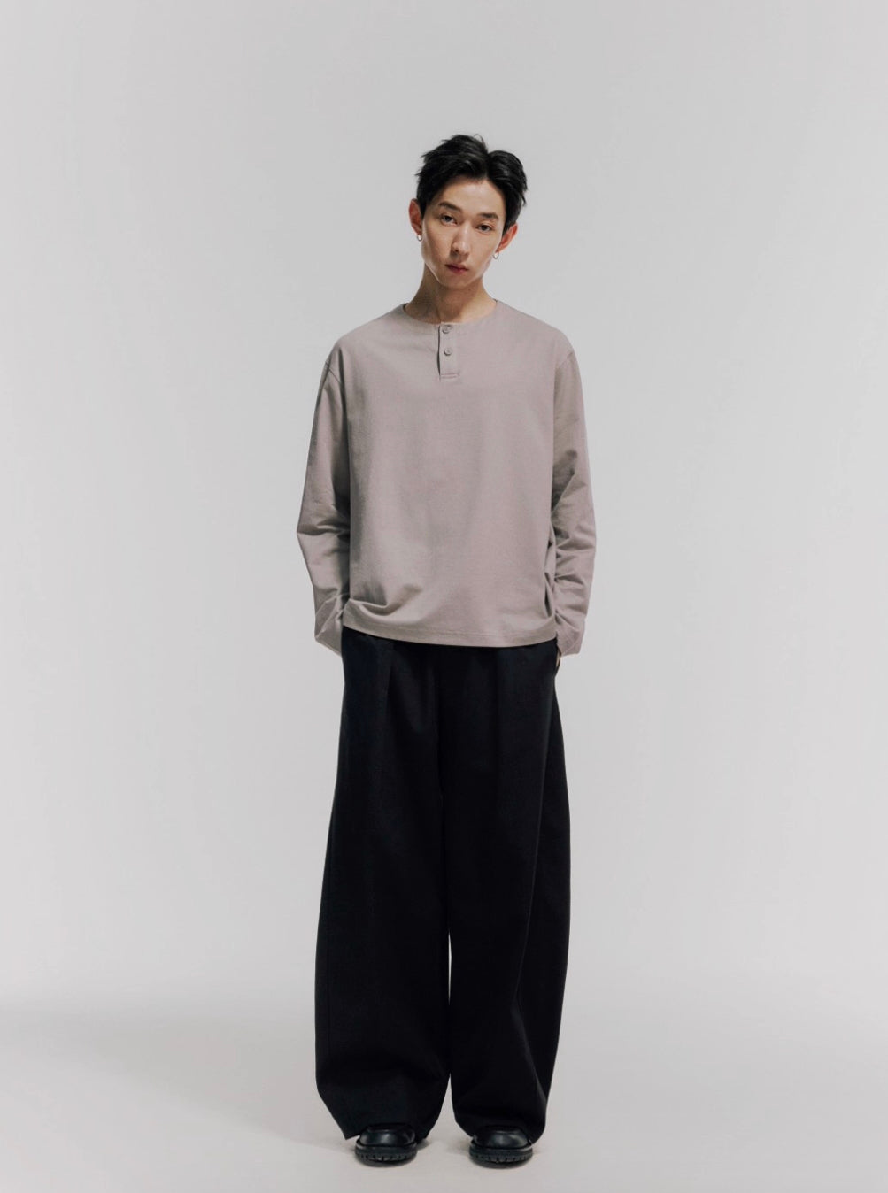 MASSULTI ヘンリーネックシャツ MB4941