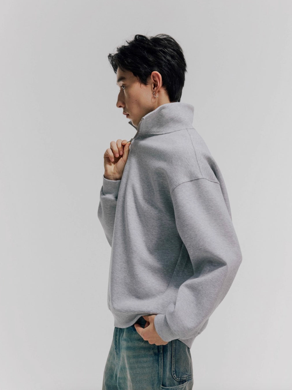 MASSULTI ハーフジップ スウェット MB4937